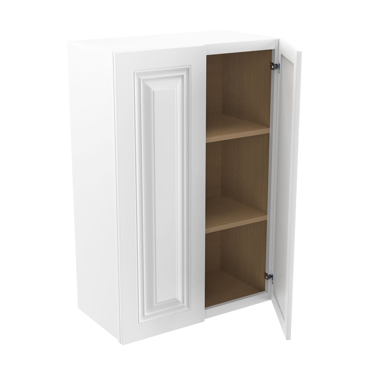 RTA - Park Avenue White - 36" High Double Door Wall Cabinet | 24"W x 36"H x 12"D