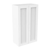 Wall Kitchen Cabinet - 24W x 42H x 12D - Aria White Shaker - RTA