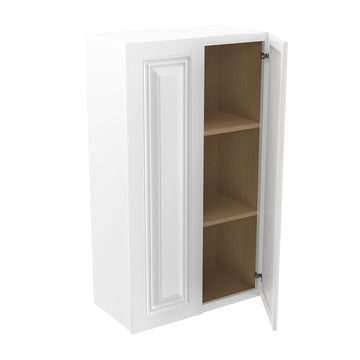RTA - Park Avenue White - 42" High Double Door Wall Cabinet | 24"W x 42"H x 12"D
