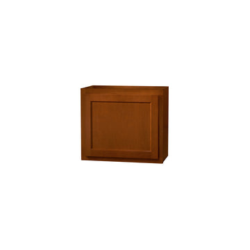 21 inch Wall Cabinets - Single Door - Glenwood Shaker - 24 Inch W x 21 Inch H x 12 Inch D