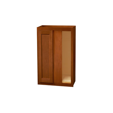 36 inch Wall Corner Cabinet - Single Door - Glenwood Shaker - 24 Inch W x 36 Inch H x 12 Inch D