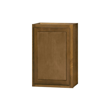 36 inch Wall Cabinets - Warmwood Shaker - 24 Inch W x 36 Inch H x 12 Inch D