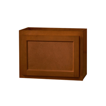18 inch Wall Cabinets - Single Door - Glenwood Shaker - 24 Inch W x 18 Inch H x 12 Inch D