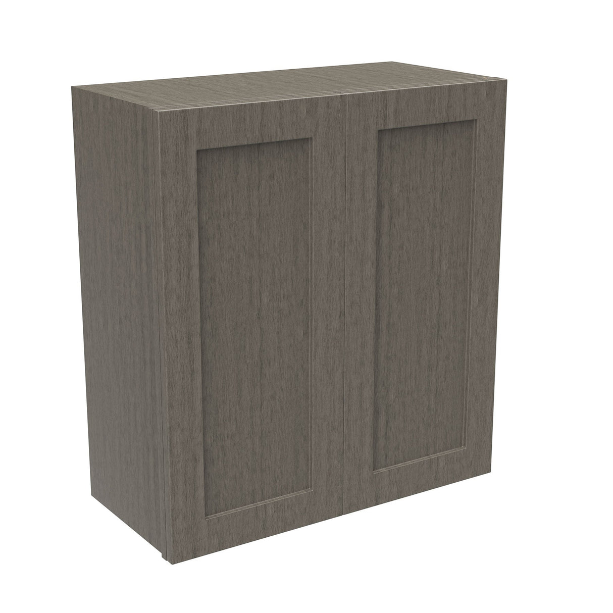 RTA - Elegant Smoky Grey - 30" High Double Door Wall Cabinet | 27"W x 30"H x 12"D