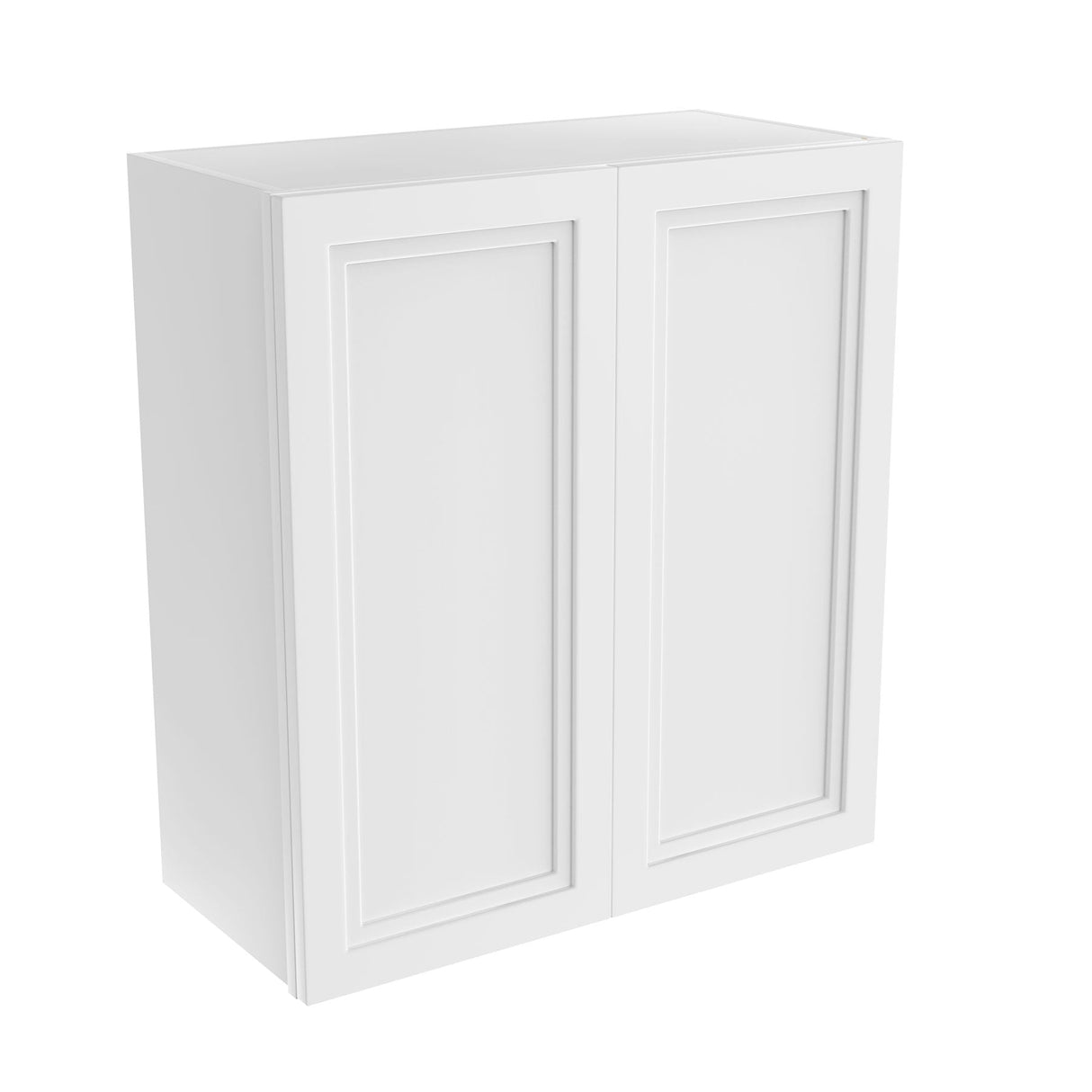 RTA - Fashion White - 30" High Double Door Wall Cabinet | 27"W x 30"H x 12"D