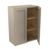 RTA - Elegant Stone - 36" High Double Door Wall Cabinet | 27"W x 36"H x 12"D