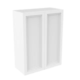 RTA - Fashion White - 36" High Double Door Wall Cabinet | 27"W x 36"H x 12"D