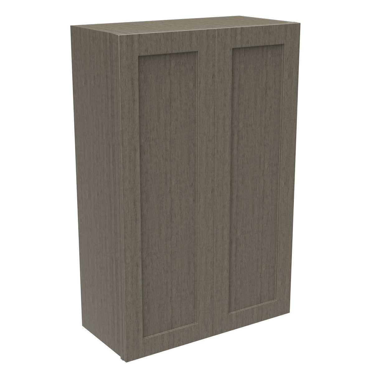 RTA - Elegant Smoky Grey - 42" High Double Door Wall Cabinet | 27"W x 42"H x 12"D