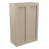 RTA - Elegant Stone - 42" High Double Door Wall Cabinet | 27"W x 42"H x 12"D