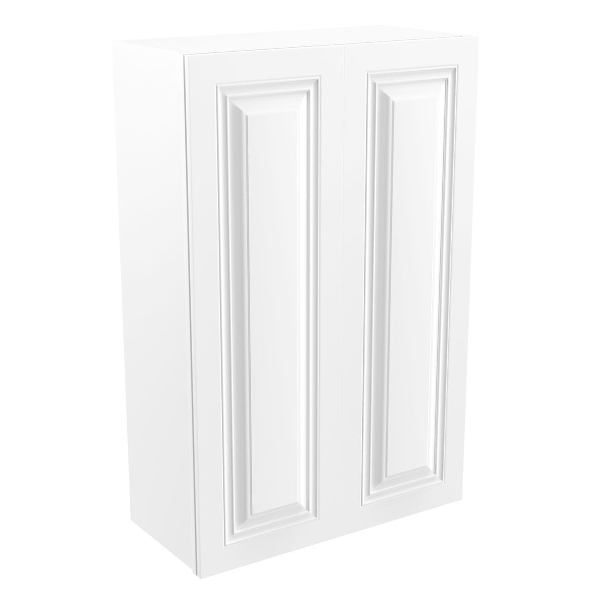 RTA - Park Avenue White - 42" High Double Door Wall Cabinet | 27"W x 42"H x 12"D