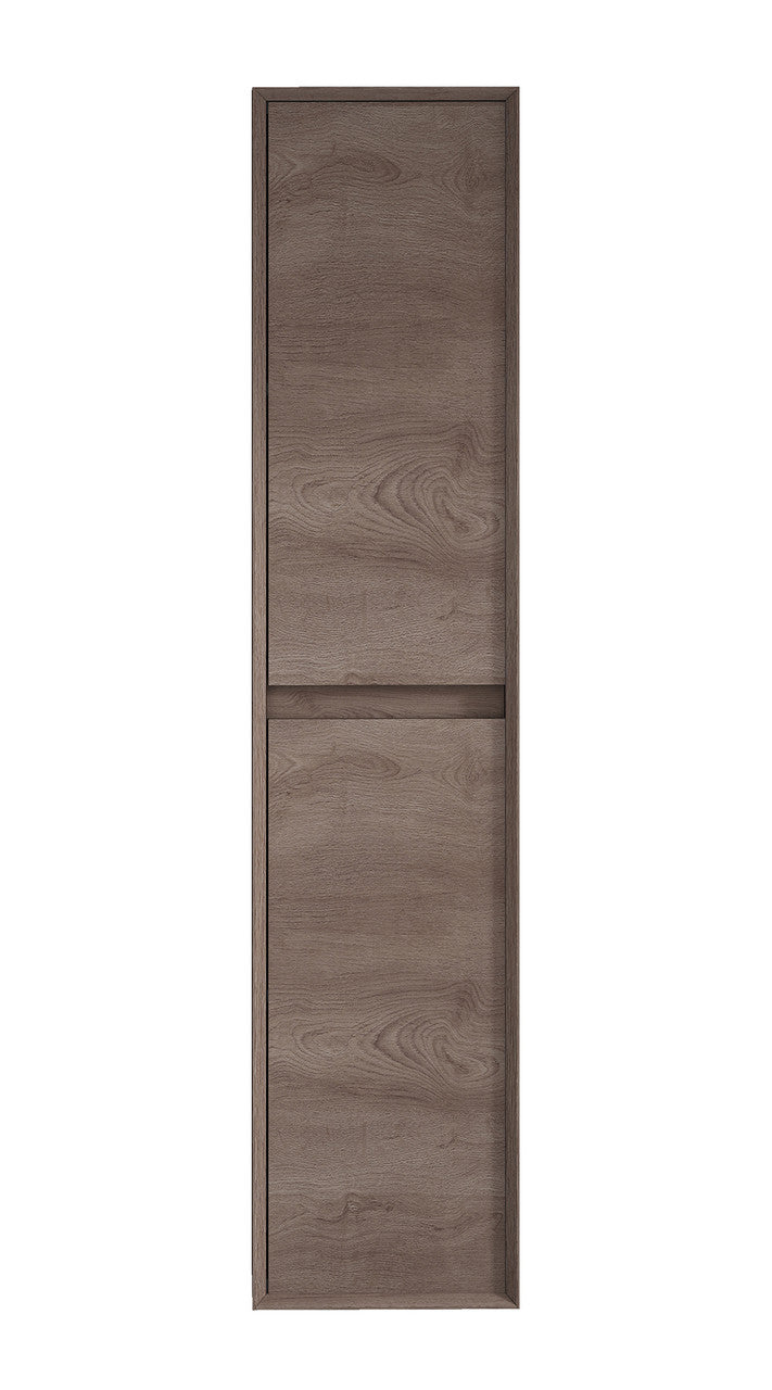 Kingdee 14 in. Floating / Wall Mounted Bathroom Linen Side Cabinet With Soft Closing Doors