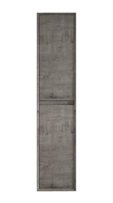 Kingdee 14 in. Floating / Wall Mounted Bathroom Linen Side Cabinet With Soft Closing Doors