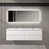 Artland Floating / Wall Mounted Bathroom Vanity With Acrylic Sink