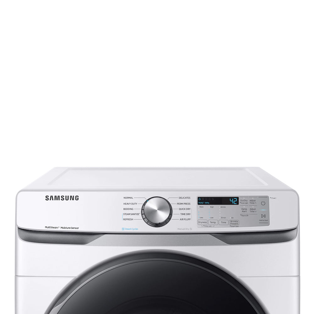 Samsung 7.5 cu. ft. White Electric Dryer with Steam