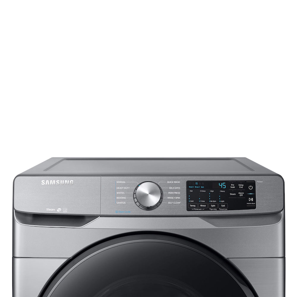 Samsung 4.5 cu. ft. High-Efficiency Platinum Front Load Washing Machine with Steam, Energy Star