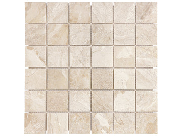 2 X 2 In Impero Reale Honed Marble Mosaic
