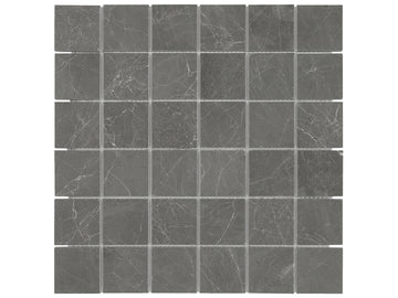 2 X 2 In Stark Carbon Polished Marble Mosaic