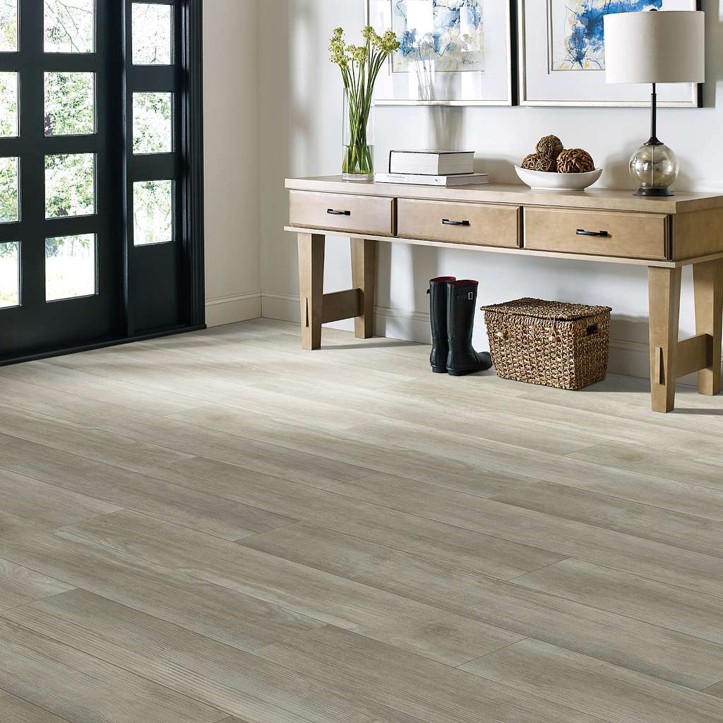 Shaw Floorte Spanish Moss Floating Luxury Vinyl Flooring, 7" x 48" x 5.5 mm Thickness (18.91SQ FT/ CTN)