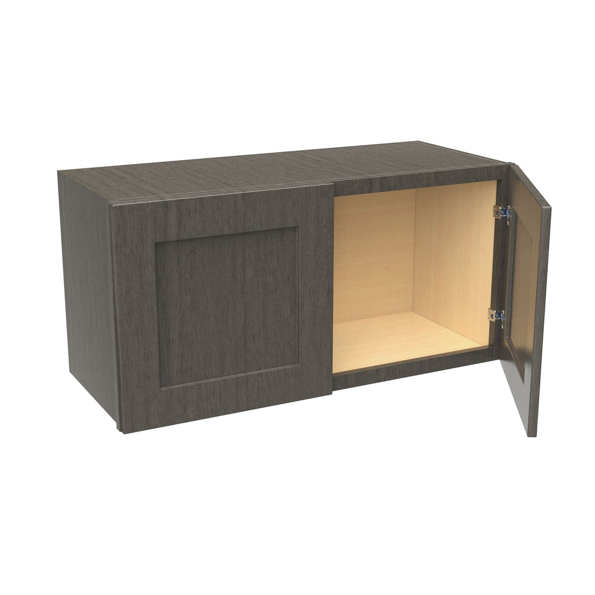 RTA - Elegant Smoky Grey - 24" Deep Wall Cabinet | 30"W x 15"H x 24"D