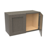 RTA - Elegant Smoky Grey - 24" Deep Wall Cabinet | 30"W x 18"H x 24"D