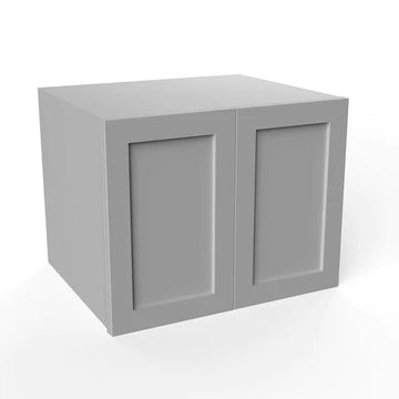Wall Kitchen Cabinet - 30W x 24H x 12D - Grey Shaker Cabinet - RTA