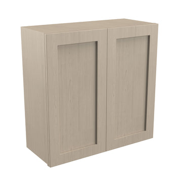 Double Door Wall Cabinet | Elegant Stone| 30W x 30H x 12D
