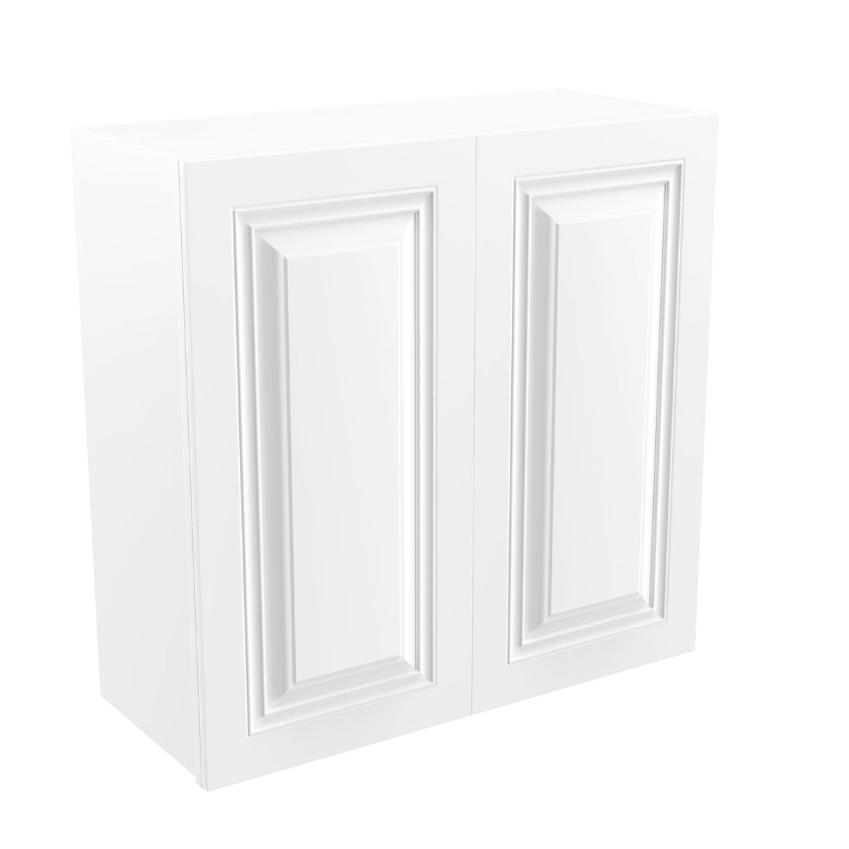 RTA - Park Avenue White - 30" High Double Door Wall Cabinet | 33"W x 30"H x 12"D