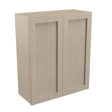 Double Door Wall Cabinet | Elegant Stone| 30W x 36H x 12D