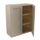 RTA - Elegant Stone - 36" High Double Door Wall Cabinet | 30"W x 36"H x 12"D