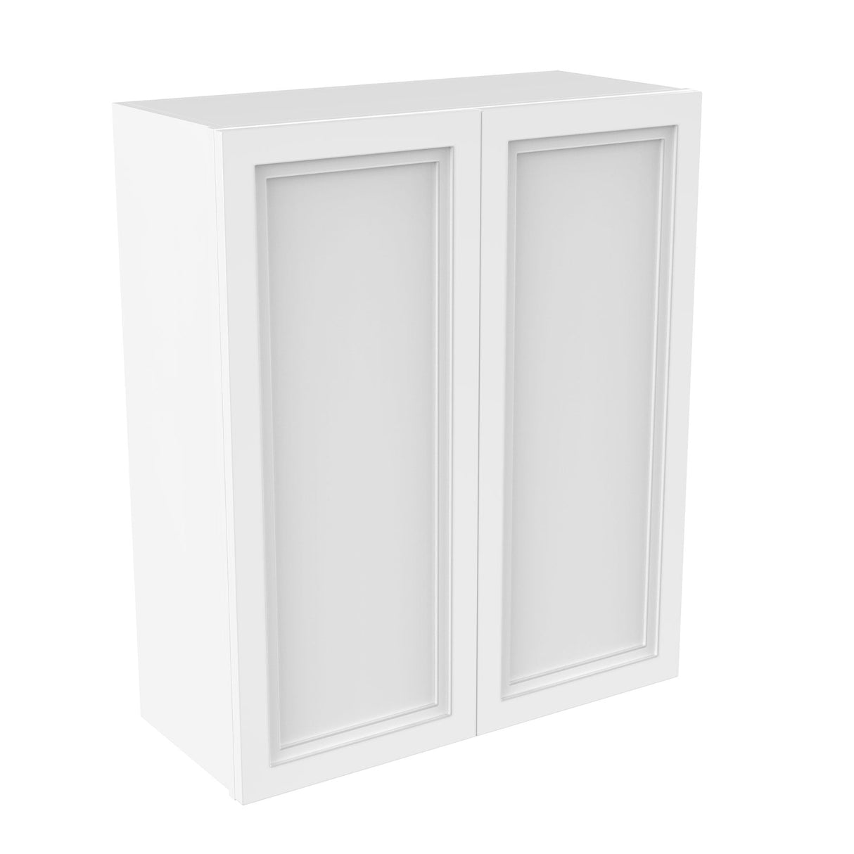 RTA - Fashion White - 36" High Double Door Wall Cabinet | 30"W x 36"H x 12"D