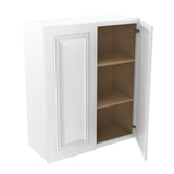 Park Avenue White - Double Door Wall Cabinet | 30"W x 36"H x 12"D