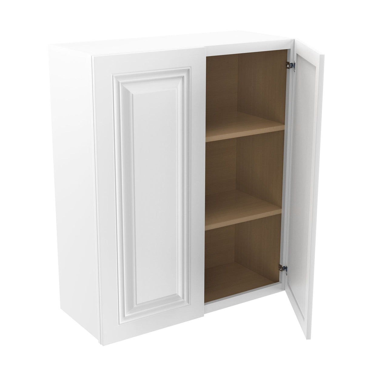 RTA - Park Avenue White - 36" High Double Door Wall Cabinet | 30"W x 36"H x 12"D