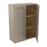 RTA - Elegant Stone - 42" High Double Door Wall Cabinet | 30"W x 42"H x 12"D