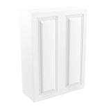 RTA - Park Avenue White - 42" High Double Door Wall Cabinet | 30"W x 42"H x 12"D