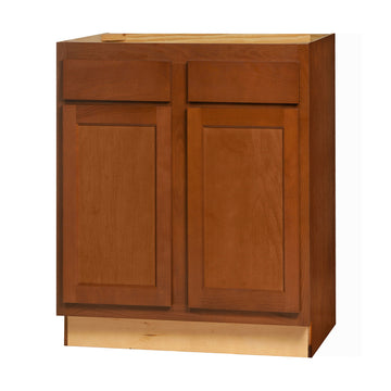 Range & Sink Base Cabinet - Glenwood Shaker - 30 Inch W x 34.5 Inch H x 24 Inch D