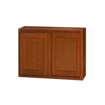 21 inch Wall Cabinets - Glenwood Shaker - 30 Inch W x 21 Inch H x 12 Inch D