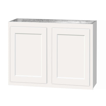 21 inch Wall Cabinets - Dwhite Shaker - 30 Inch W x 21 Inch H x 12 Inch D