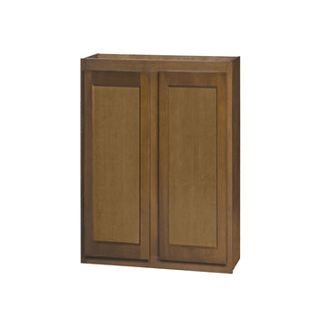 36 inch Wall Cabinets - Warmwood Shaker - 30 Inch W x 36 Inch H x 12 Inch D