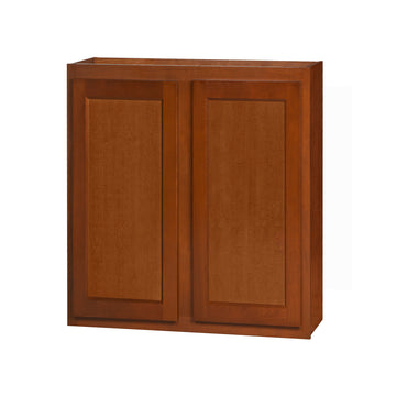30 inch Wall Cabinets - Glenwood Shaker - 30 Inch W x 30 Inch H x 12 Inch D