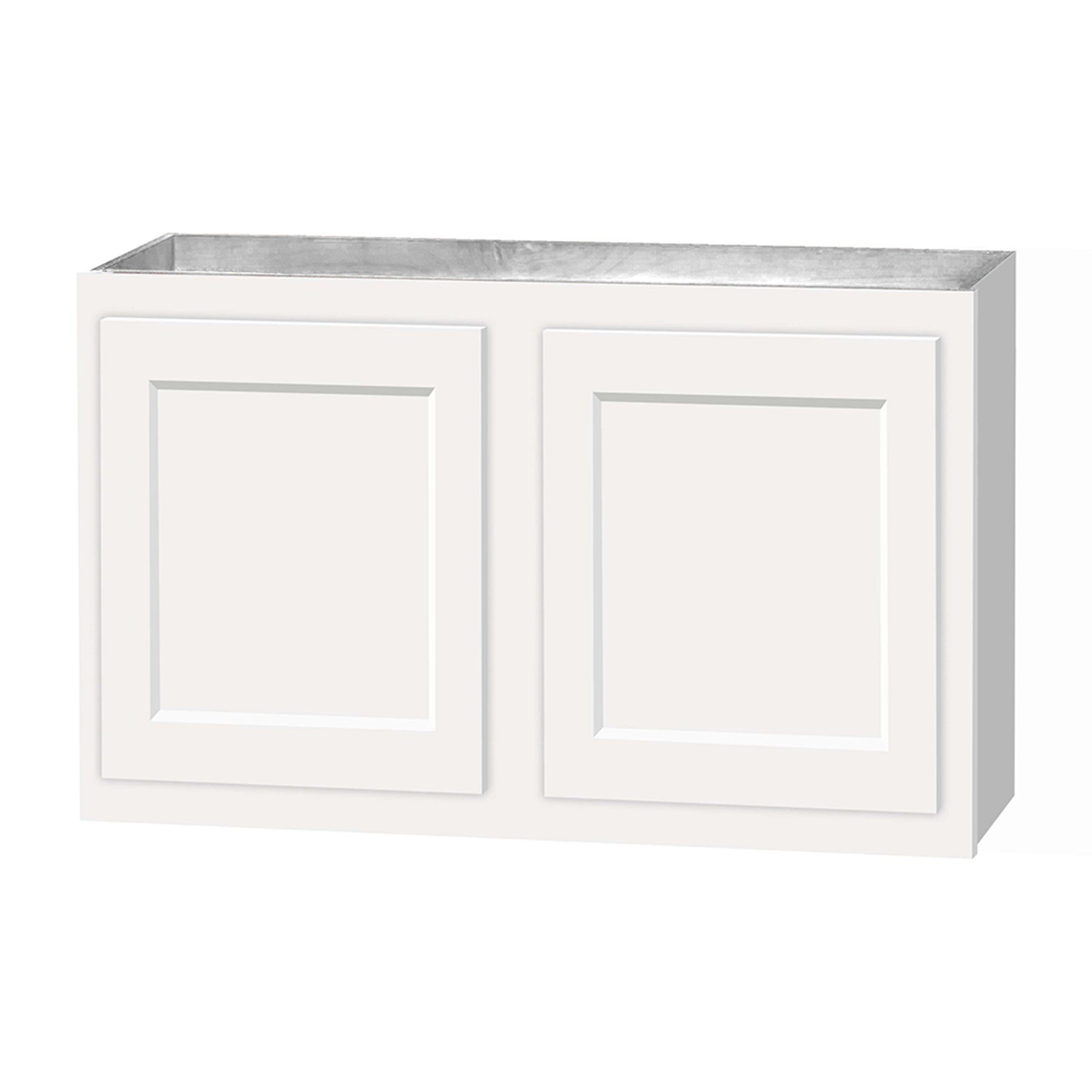 18 inch Wall Cabinets - Dwhite Shaker - 30 Inch W x 18 Inch H x 12 Inch D
