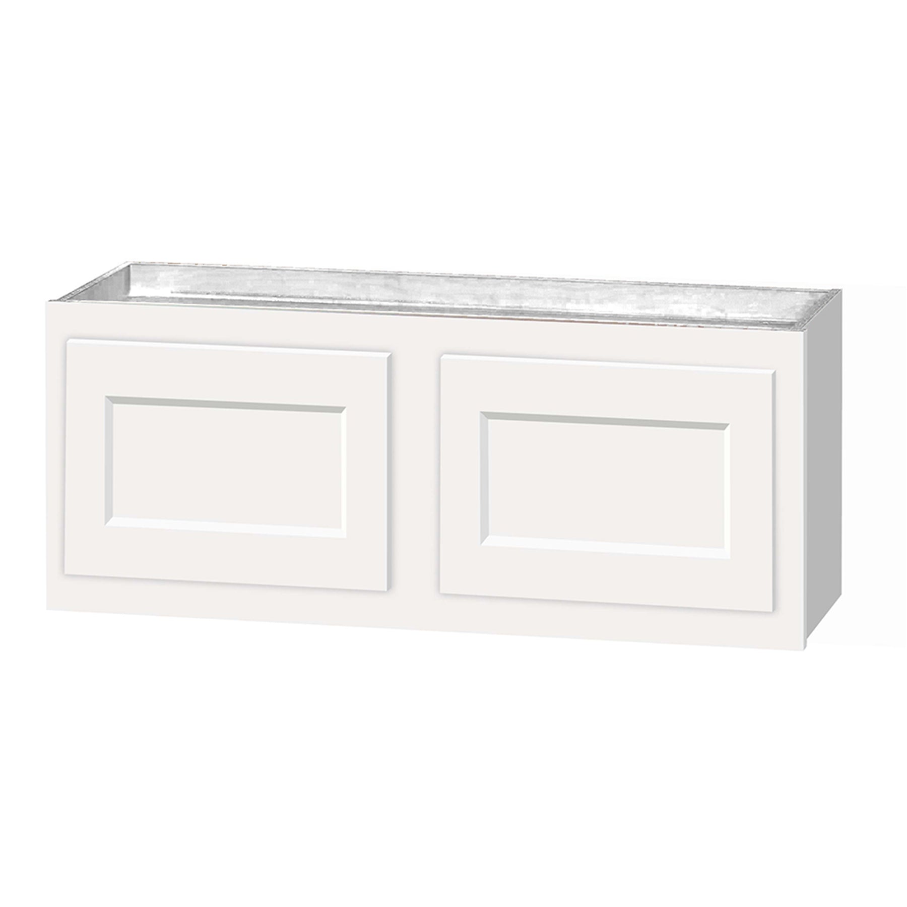12 inch Wall Cabinets - Dwhite Shaker - 30 Inch W x 12 Inch H x 12 Inch D