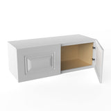 RTA - Park Avenue White - 12"-15" High Wall Cabinet | 33"W x 12"H x 12"D
