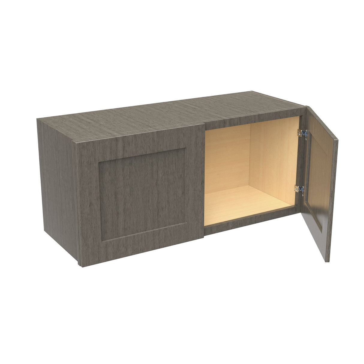 RTA - Elegant Smoky Grey - 24" Deep Wall Cabinet | 33"W x 15"H x 24"D