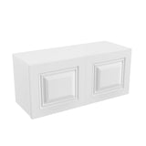 Park Avenue White - 24" Deep Wall Cabinet | 33"W x 15"H x 24"D