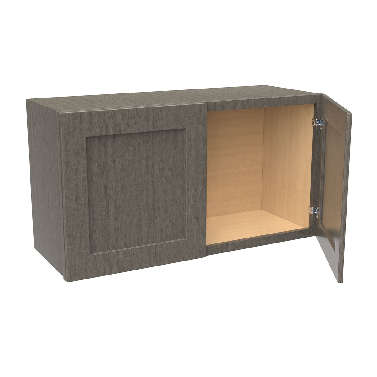 RTA - Elegant Smoky Grey - 18" High Wall Cabinet | 33"W x 18"H x 12"D