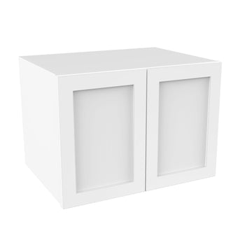 Elegant White - Double Door Wall Cabinet | 33"W x 24"H x 12"D