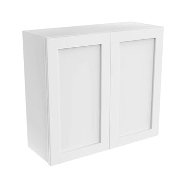 Wall Kitchen Cabinet - 33W x 30H x 12D - Aria White Shaker - RTA