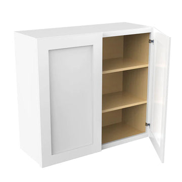 Wall Kitchen Cabinet - 33W x 30H x 12D - Aria White Shaker - RTA