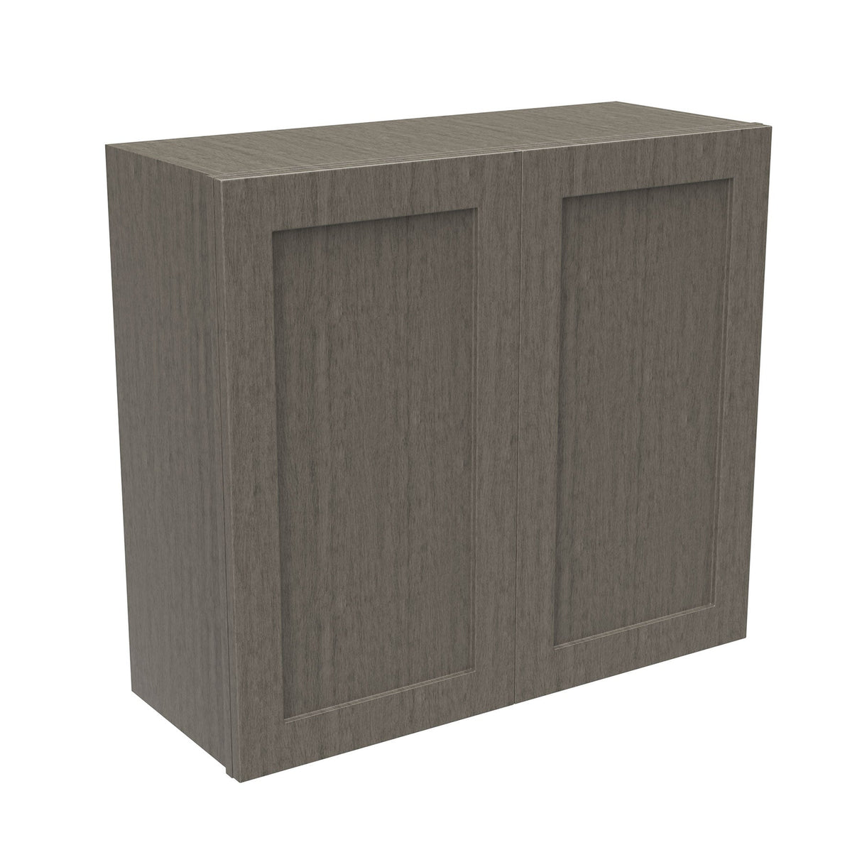 RTA - Elegant Smoky Grey - 30" High Double Door Wall Cabinet | 33"W x 30"H x 12"D