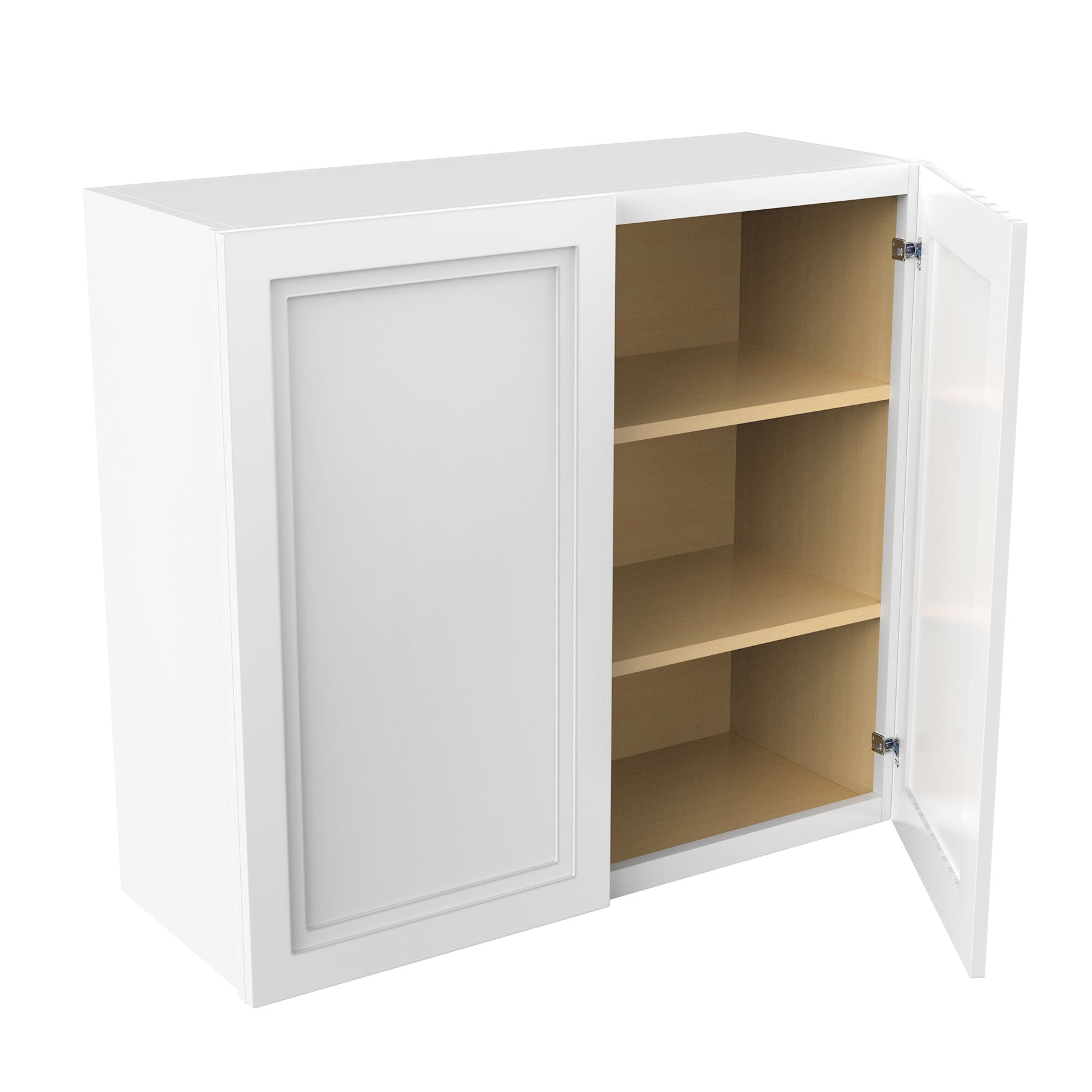 Fashion White - Double Door Wall Cabinet | 33"W x 30"H x 12"D